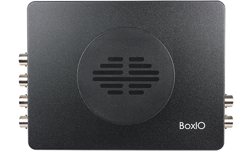 BoxIO matte front