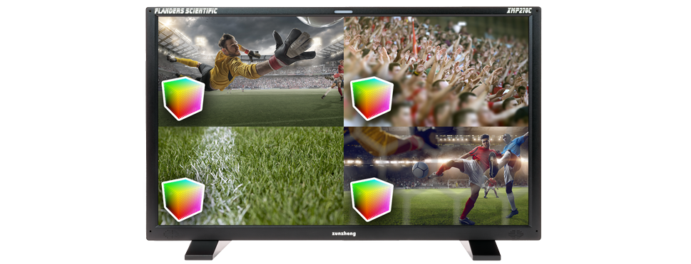 XMP270C Quad View with LUTs